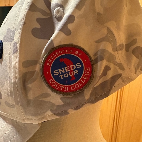 SNEDS Tennessee Golf Foundation cap Navy logo Adjustable Gray Camo - Picture 3 of 4